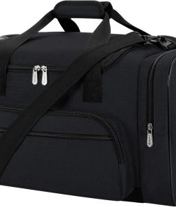 Sports Duffel Bag 20 inch for Travel Gym - Black